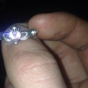 Claddagh ring, silver 925 women s6